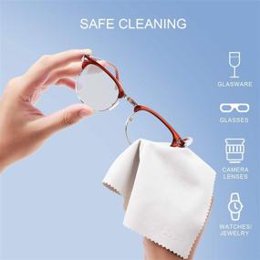 img 2 attached to 🔍 1PCS Reusable Anti-Fog Cloth for Glasses, Cameras, Screens, Phones, Mirrors, Swim Goggles, Motorcycle - Fog Gone Lens Wipe for Eyeglasses - Defogging Cleaning Cloth
