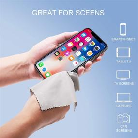 img 3 attached to 🔍 1PCS Reusable Anti-Fog Cloth for Glasses, Cameras, Screens, Phones, Mirrors, Swim Goggles, Motorcycle - Fog Gone Lens Wipe for Eyeglasses - Defogging Cleaning Cloth