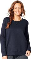 👚 just my size women's plus-size ecosmart sweatshirt with v-notch - seo-optimized product name логотип