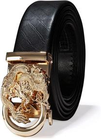 img 1 attached to Buckle Automatic Fashion Design Sliding Men's Accessories for Belts