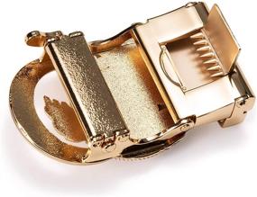 img 3 attached to Buckle Automatic Fashion Design Sliding Men's Accessories for Belts