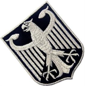 img 1 attached to Germany German Shield Metallic Embroidered