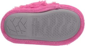 img 1 attached to 🩸 Cozy Comfort for Kids: Dearfoams Unisex-Child Jess Furry Cross Band Slide Slipper