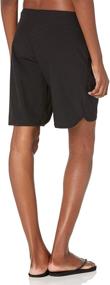 img 2 attached to 🩲 Nautica Women's Solid Boardshorts: Stylish Shorts for Women's Clothing, Swimsuits & Cover Ups