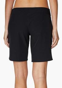 img 3 attached to 🩲 Nautica Women's Solid Boardshorts: Stylish Shorts for Women's Clothing, Swimsuits & Cover Ups