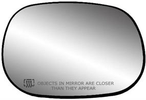 img 1 attached to 🚗 High-Quality Passenger Side Heated Mirror Glass for Dodge Dakota Pick-Up, Durango & Full Size Van - Foldaway Mirrors, 6x9