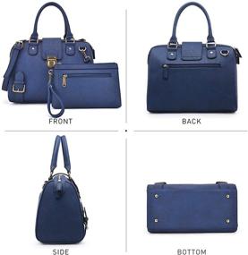 img 2 attached to 👜 Сумки Dasein модная сумка с ручкой для женщин и кошельки: Найдите стильные сумки и кошельки