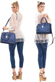 img 3 attached to 👜 Сумки Dasein модная сумка с ручкой для женщин и кошельки: Найдите стильные сумки и кошельки