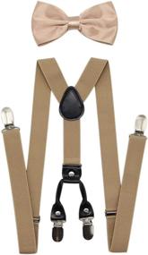 img 4 attached to 👔 Stylish and Reliable JAIFEI Clips Suspenders: Perfect Men's Accessories for Tuxedo Weddings