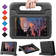 📱 bmouo kids case for alcatel joy tab 8 2019 - lightweight and kid-proof tablet case with handle stand - black logo