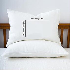 img 2 attached to If You Miss Me Hug This Pillow - Funny & Decorative Bedroom Gift for Long Distance Relationships - White Pillow Cover - Single Pillow Case - Decorative Pillow Covers