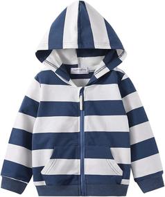 img 4 attached to Rainbow Patchwork Boys' Mud Kingdom Sweatshirt - Stylish Fashion Hoodies & Sweatshirts