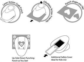 img 1 attached to 🔧 Bira 3/4 inch Lever Action Craft Punch: Perfect for Scrapbooking & Paper Crafts!