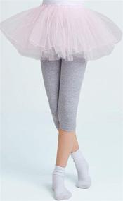 img 2 attached to Missrabbaby Cotton Capri Leggings Girls Girls' Clothing in Leggings