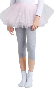 img 4 attached to Missrabbaby Cotton Capri Leggings Girls Girls' Clothing in Leggings