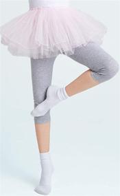 img 1 attached to Missrabbaby Cotton Capri Leggings Girls Girls' Clothing in Leggings