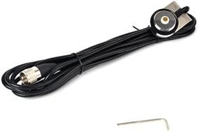 img 4 attached to 🚗 TWAYRDIO NMO Vehicle Antenna Mount: High-Quality PL259 Connector RG58 Coaxial Cable 13ft for Motorola, Yaesu, Vertex Standard, and Kenwood Mobile Radio Transceivers