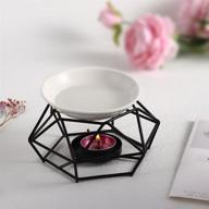 🕯️ enhance your home decor with the elegant sxchen delicate romantic ceramic tealight candle holder oil burner логотип