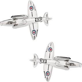 img 4 attached to ✈️ Spitfire Aviation Cufflinks: An Elegant Presentation for Aviation Enthusiasts