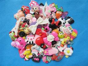 img 1 attached to YYCRAFT Bulk Lot 100pcs Resin Flatback Craft Embellishment - Perfect for Scrapbooking, Slime Charms, DIY Hair Bows & More!