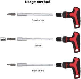 img 2 attached to AmazonBasics 27-дюймовый магнитный отвёртка с T-образной ручкой