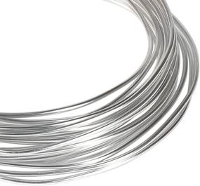 img 1 attached to 🔧 50 Feet Tenn Well 3mm Aluminum Craft Wire, 9 Gauge Anodized Metal Wire - Ideal for Sculpting, Jewelry Making, Armature Making, Wire Weaving and Wrapping