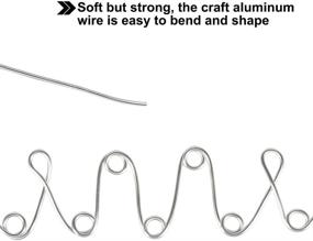 img 3 attached to 🔧 50 футов Tenn Well 3мм алюминиевая проволока для ремесел, 9 метровая проволока с анодированным металлом - идеальная для скульптуры, изготовления ювелирных изделий, изготовления арматуры, плетения и обертывания проволокой.