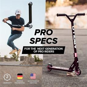 img 3 attached to 🛴 APOLLO Pro Scooter Genius 4.0 - The Ultimate Trick Scooter for Teens, Adults, and Kids - Freestyle Stunts, Flips, and Tricks Made Easy - BMX Scooter, 220LBS