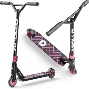 img 4 attached to 🛴 APOLLO Pro Scooter Genius 4.0 - The Ultimate Trick Scooter for Teens, Adults, and Kids - Freestyle Stunts, Flips, and Tricks Made Easy - BMX Scooter, 220LBS