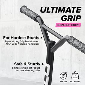 img 2 attached to 🛴 APOLLO Pro Scooter Genius 4.0 - The Ultimate Trick Scooter for Teens, Adults, and Kids - Freestyle Stunts, Flips, and Tricks Made Easy - BMX Scooter, 220LBS