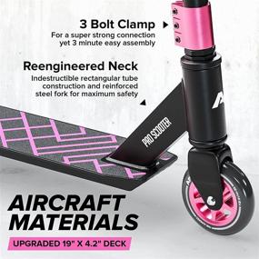 img 1 attached to 🛴 APOLLO Pro Scooter Genius 4.0 - The Ultimate Trick Scooter for Teens, Adults, and Kids - Freestyle Stunts, Flips, and Tricks Made Easy - BMX Scooter, 220LBS