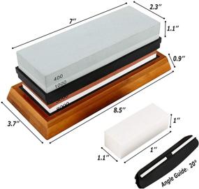 img 3 attached to Toolly Sharpening Double Sided Waterstone Flattening Abrasive & Finishing Products