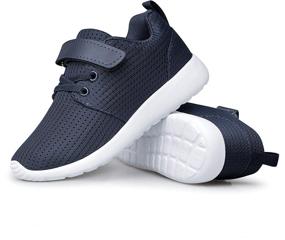 img 3 attached to Top-Notch PDBQ Toddler Sneakers: Lightweight, Breathable Girls' Shoes for Active Play