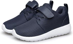 img 2 attached to Top-Notch PDBQ Toddler Sneakers: Lightweight, Breathable Girls' Shoes for Active Play