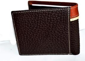 img 1 attached to Western Cowboy Leather Concho Bifold