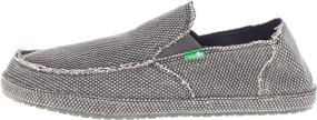 img 2 attached to Sanuk Rounder Slip Pirate Black: The Ultimate Casual Slip-On for Style and Comfort