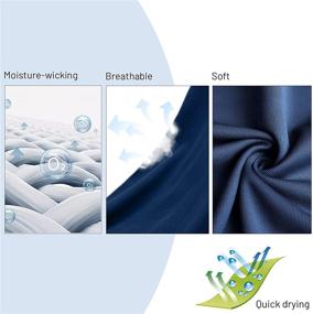 img 1 attached to 👕 MEN'S MIER Collared T Shirts: High-Performance Polyester Active Wear for Men
