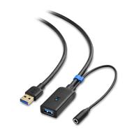 🔌 cable matters active usb 3.0 extension cable with signal booster - 10 meters / 32.8 feet - ideal for hard drive, webcam, and more logo