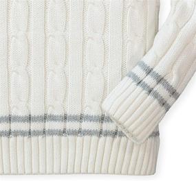 img 1 attached to Stylish and Durable Hope Henry White Tennis Sweater: Boys' Clothing Essential