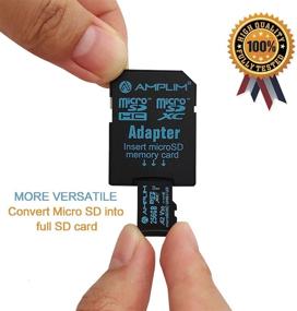 img 1 attached to 📷 Amplim 2021, 2 штуки, Новая карта Micro SD 256ГБ с адаптером Memory Plus, Экстремальная высокая скорость 170 МБ/с A2 MicroSDXC U3 Class 10 V30 UHS-I для Nintendo Switch, GoPro Hero, Surface, телефон, камера, планшет