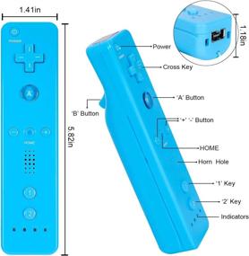 img 3 attached to Gusnilo Controller Replacement Replaceable Compatible Wii for Accessories