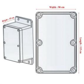 img 1 attached to 🔲 Waterproof Wall Mounted Plastic Junction Box by SamIdea