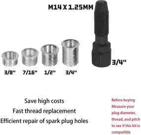 img 1 attached to ZKTOOL Cylinder Rethreaded Rethreader Insert