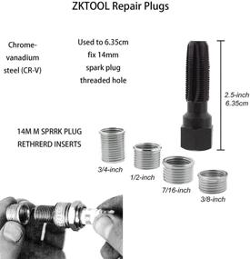 img 2 attached to ZKTOOL Cylinder Rethreaded Rethreader Insert