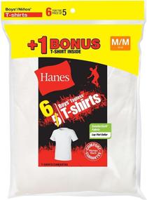 img 1 attached to Hanes B21386 Tagless Crewneck Undershirt