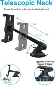 img 2 attached to Car Tablet Mount Woleyi Phone Tablet Accessories for Stands