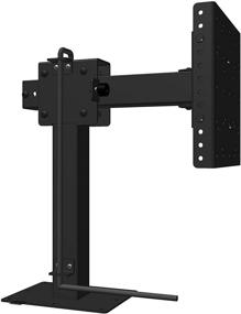 img 2 attached to 📺 MOR/ryde Short Slide-Out and Swivel TV Base Mount - TV40-001H-S: Compact & Versatile Solution for TV Placement