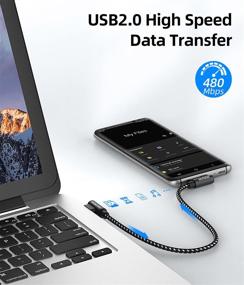 img 1 attached to 🔌 Компактный набор USB C кабелей с прямым углом - 3 шт. 1фт HOTNOW портативный зарядный кабель для Samsung Galaxy S10 S9 S8 плюс, Power Bank и других устройств с Type C