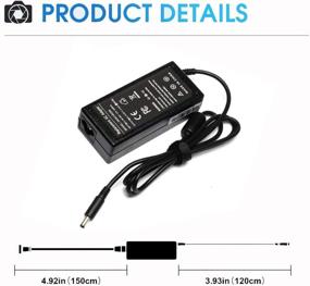 img 2 attached to Dell Inspiron 65W Laptop Charger: 19.5V 3.34A AC Adapter for Inspiron 11/13/14/15 Series; Compatible with 3147/3148/7347/3458/i3458/i7347; Power Supply Cord Included