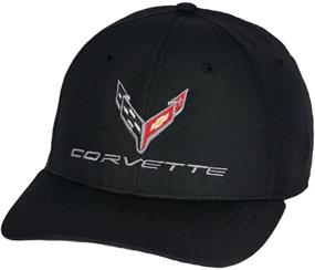 img 2 attached to 🧢 C8 Corvette StayDri Performance Cap - Next Generation Hat in Black